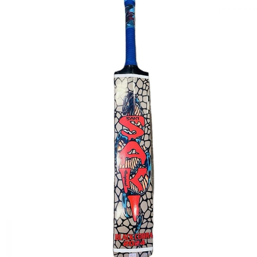 saki sports coconut wood tape ball cricket bat - Image 3