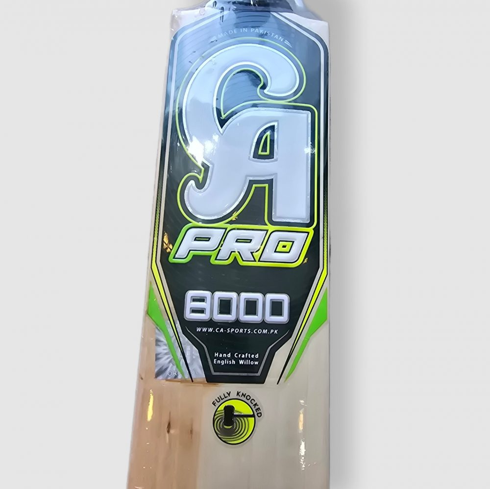 CA pro 8000 English willow hand crafted cricket bat 8 straight grains weight 2.7 players addition - Image 4